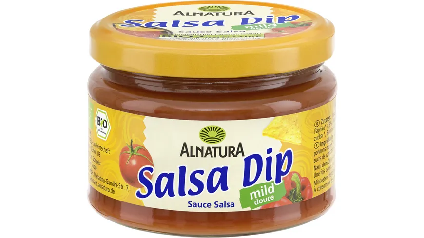Alnatura Bio Salsa Dip Mild 245 ml