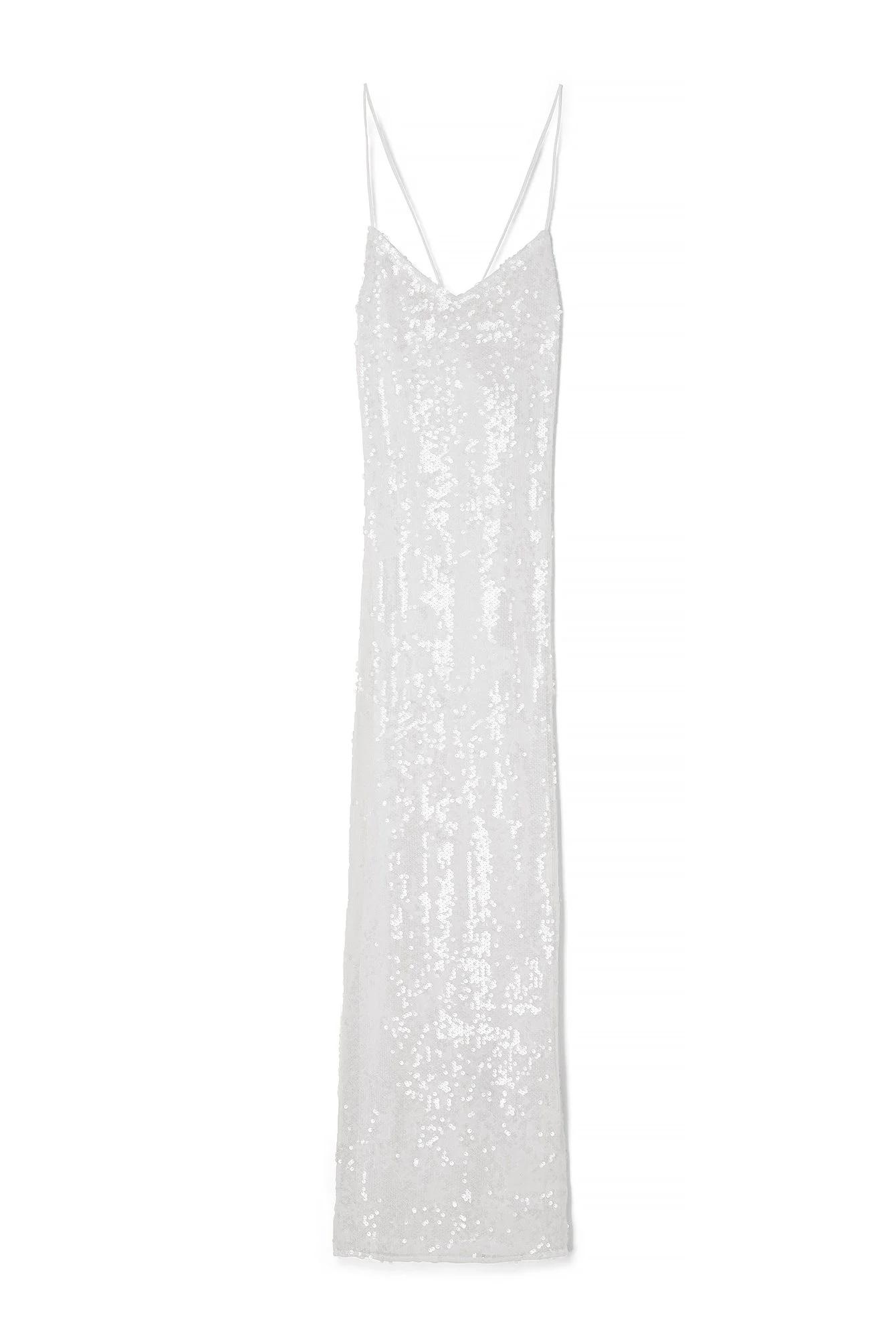 Transparentes Paillettenkleid