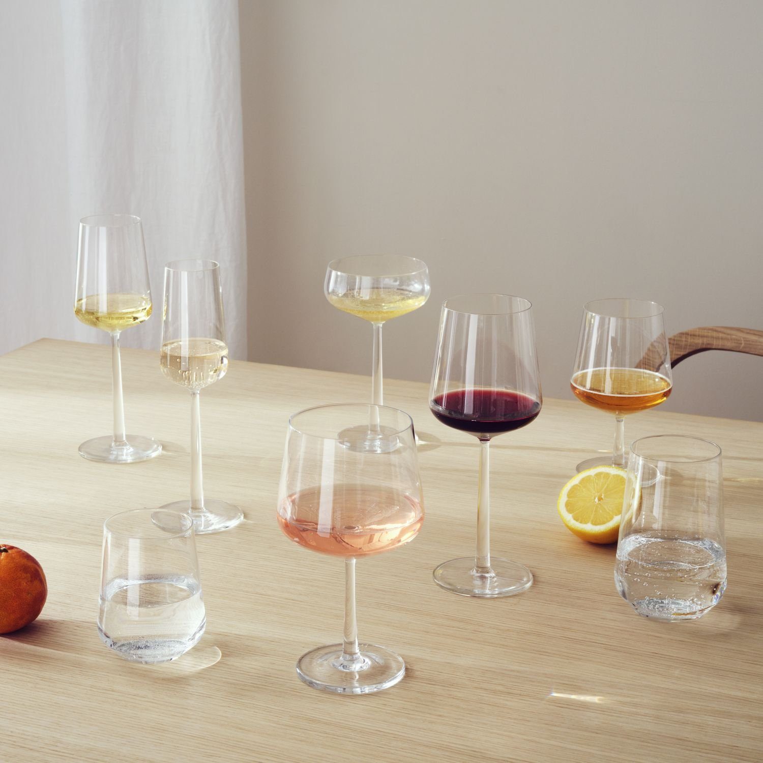 IITTALA Weinglas Essence Weißwein, Glas, 4er Set