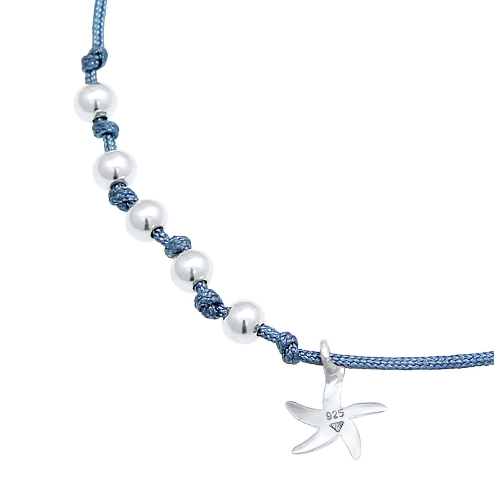 Elli Elli Bracelet Mesdames Boules d'étoiles de mer Tendance estivale Réglable en arge Bracelet