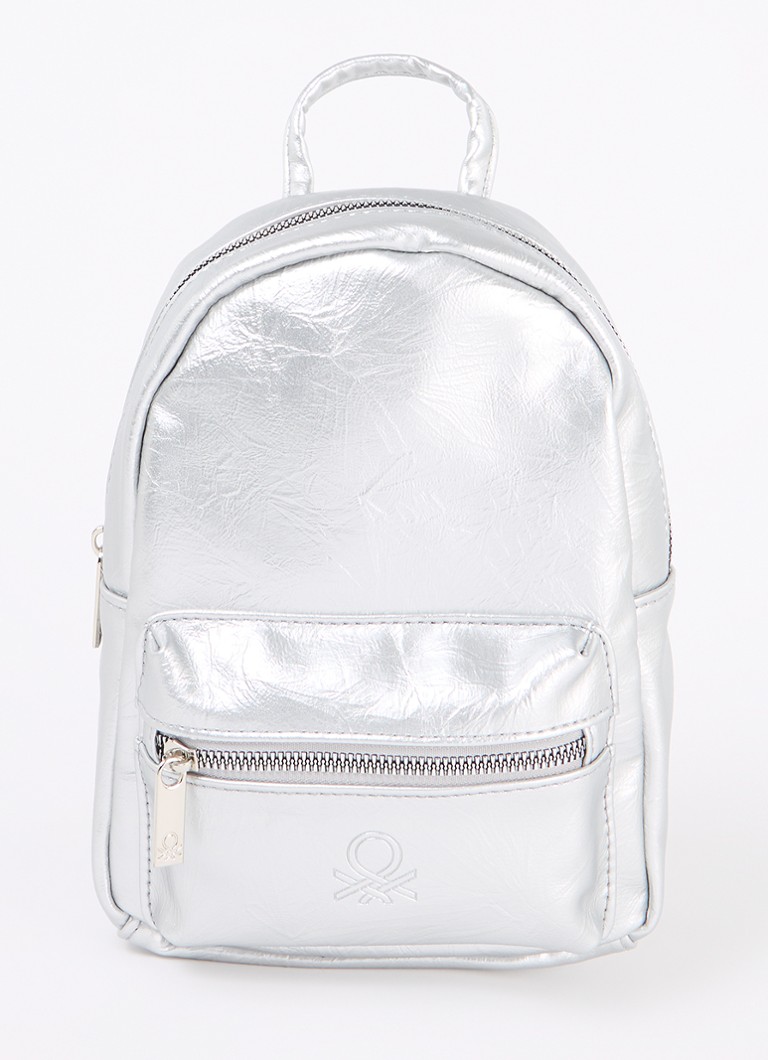 Benetton Backpack with metallic finish