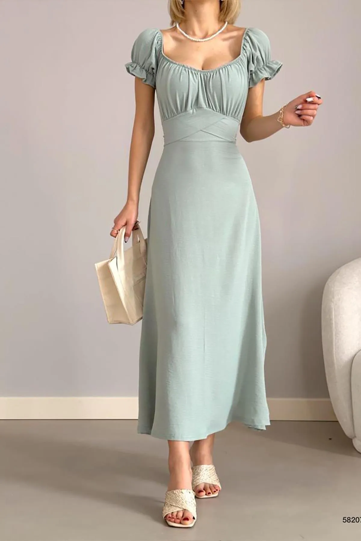 Deafox  Kleid - Grün - A-Linie