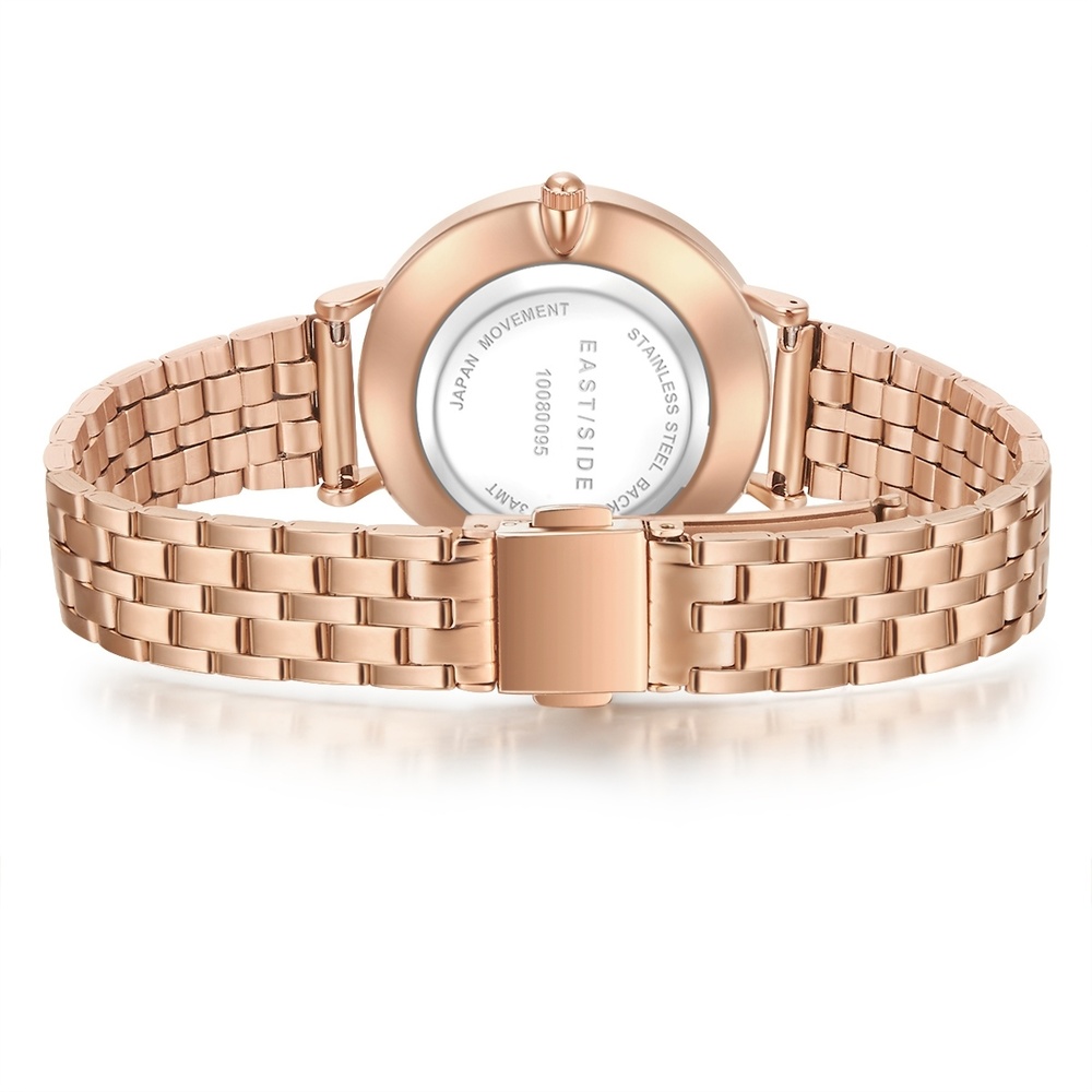 EASTSIDE Montre à quartz Bloomfield en Or rose Acier inoxydable en Or rose Montre