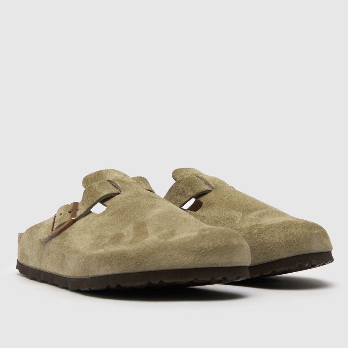 BIRKENSTOCK Boston klumpa szandál bézs színben