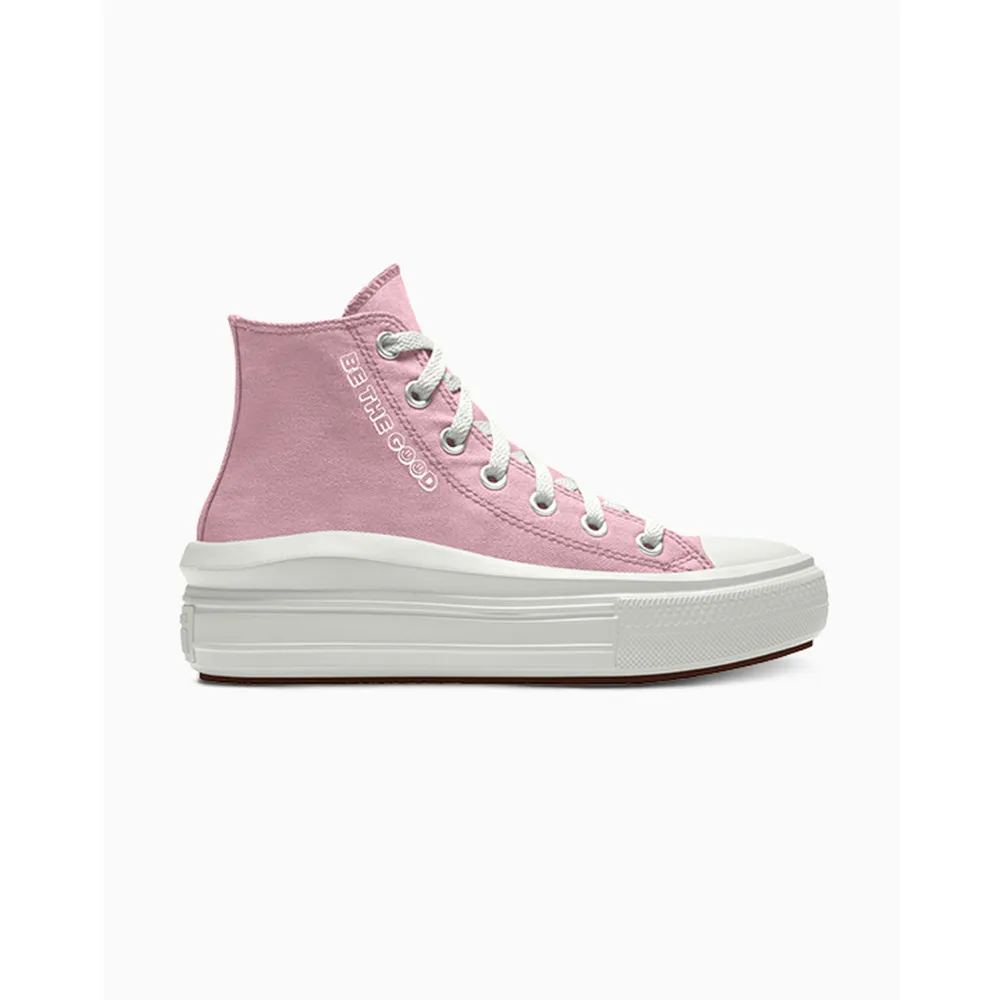 Converse Custom Chuck Taylor All Star Move Platform By You A07197CSP24_SUNRISEPINK_NY / pink