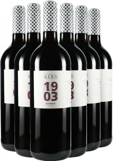 Literwein-Paket Rotwein Cuvée trocken - Wilhelm Kern