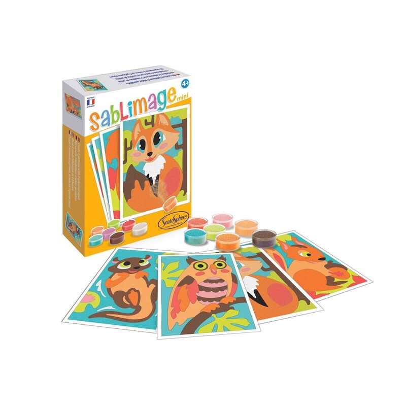 Sablimage mini animaux des bois, Sentosphère