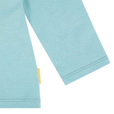 T-Shirt langarm, mittelblau für Jungs
