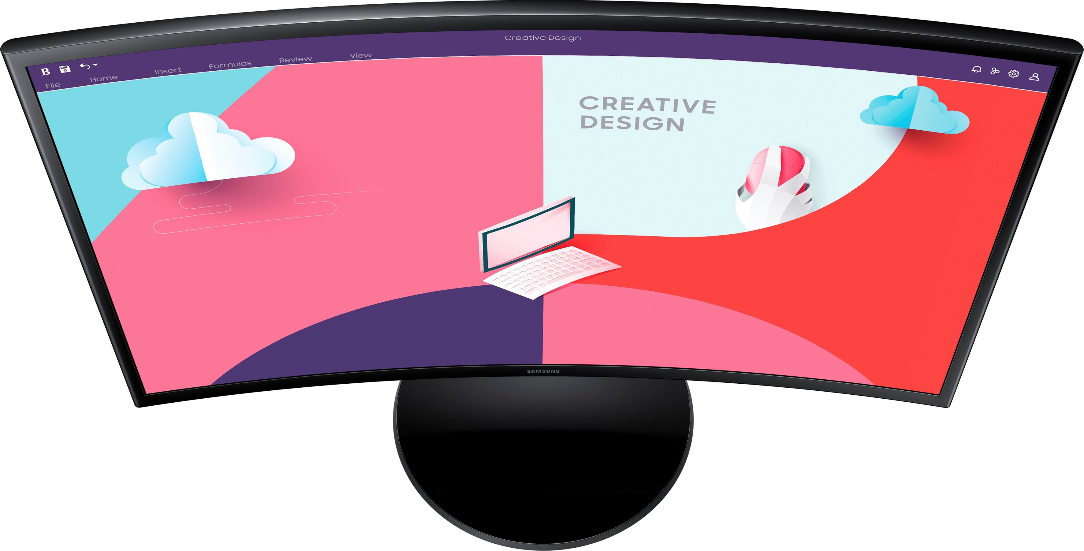 Samsung S24C364EAU Curved-LED-Monitor (60,4 cm/24 