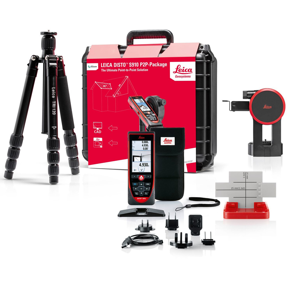 Leica 887900 Disto S910 P2P-Package Télémètre laser, coffret inclus