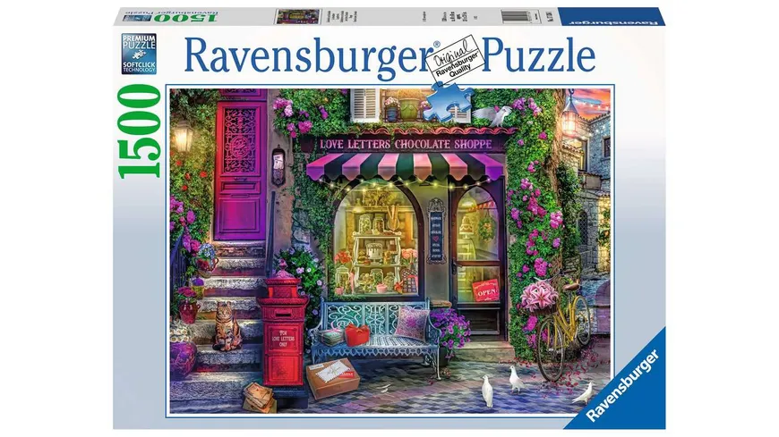 Ravensburger Puzzle - Liebesbriefe und Schokolade - 1500 Teile
