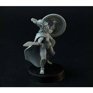 Female Greek Hoplite Officer with Cloak(28 mm)