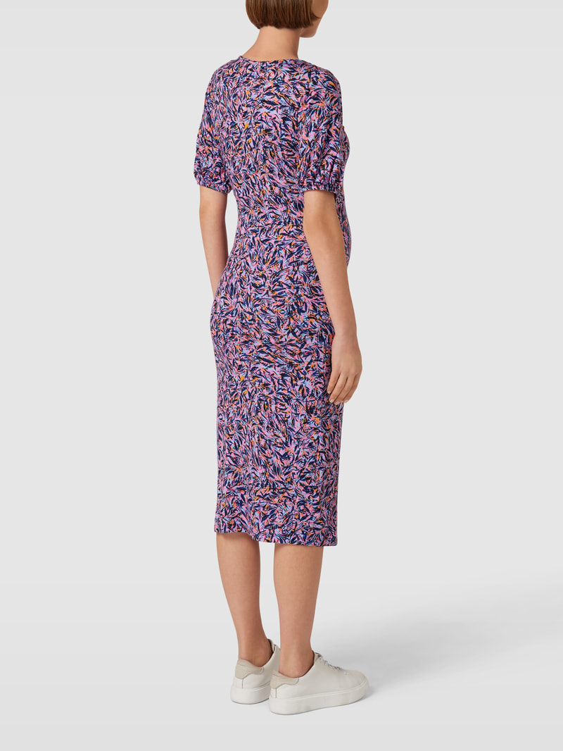 Umstands-Kleid mit Allover-Muster Modell 'Wanessa' in pink