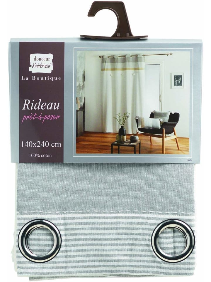 Douceur d’Intérieur Fenstervorhang in weiß günstig kaufen onesize