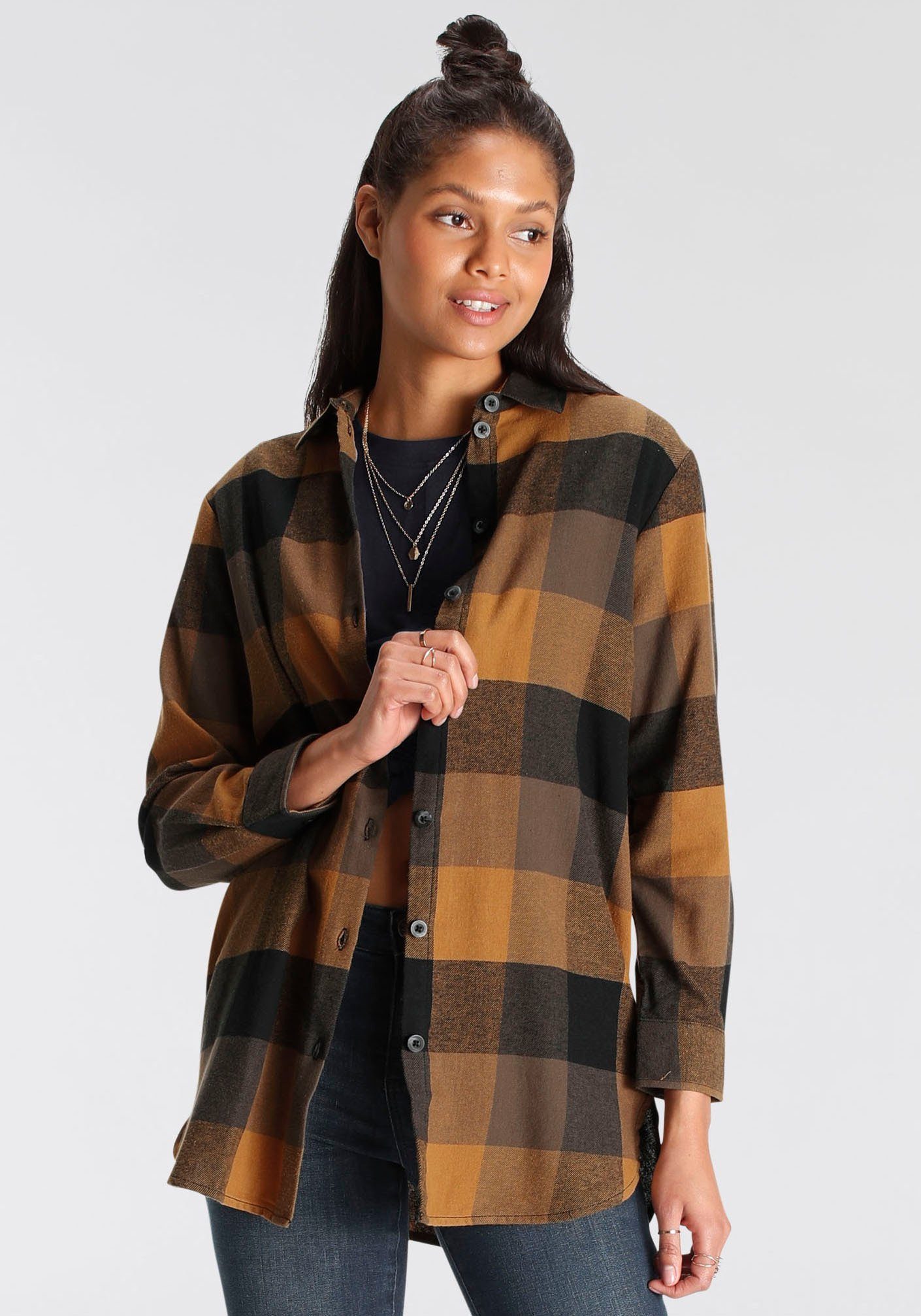 AJC Flanellbluse in Oversize - NEUE KOLLEKTION