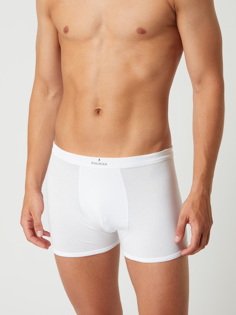 Trunks mit Label-Print in weiß
