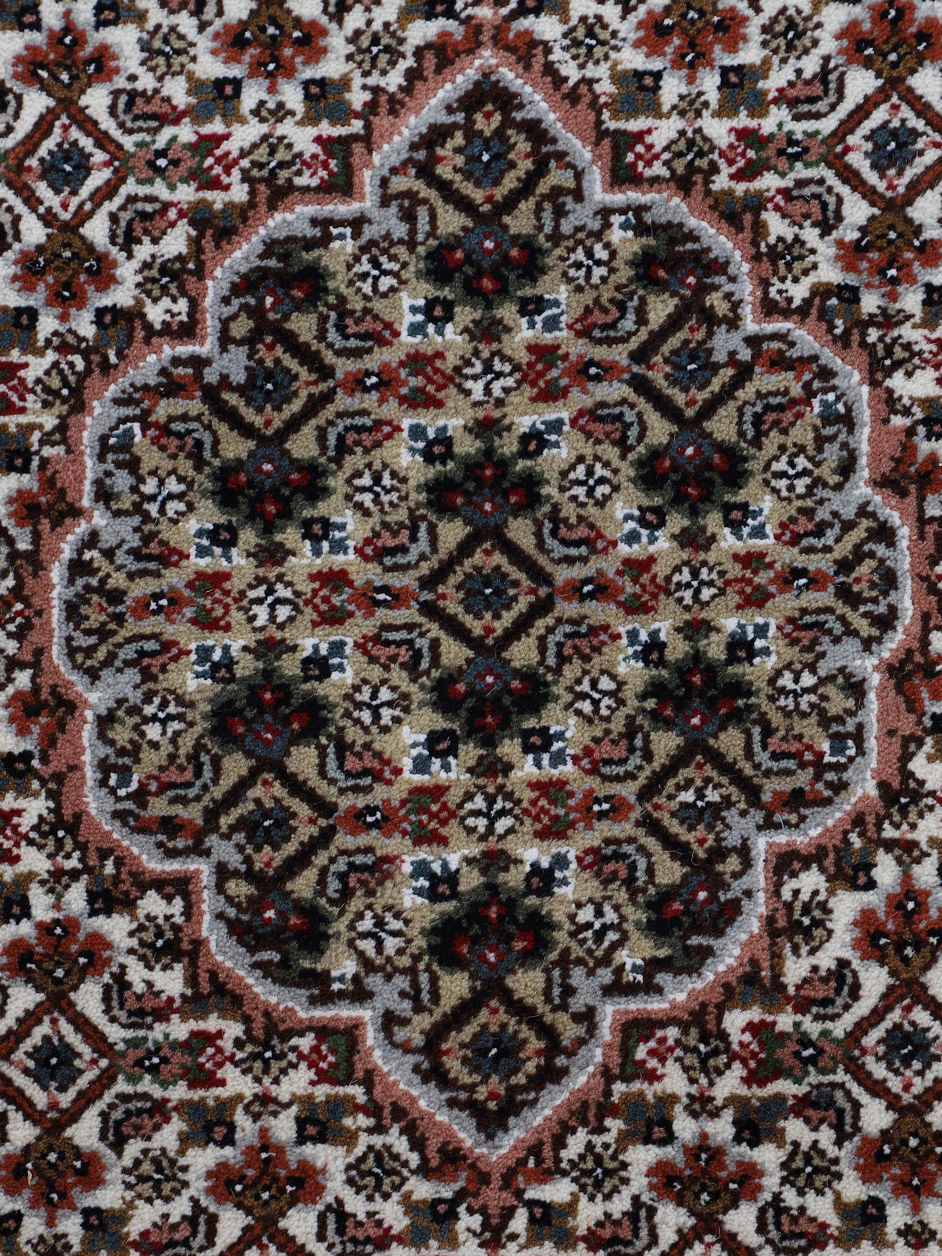 Orientteppich Orientteppich Tabriz Mahi, Woven Arts, rechteckig, Höhe: 15 mm, handgeknüpft, Wohnzimmer, reine Wolle