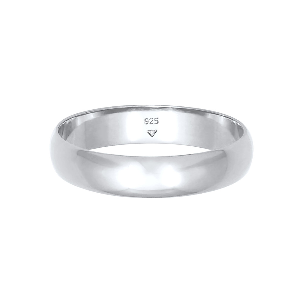 Elli Elli Bague Femmes Bande Simple Classique en Argent Sterling 925 Bague