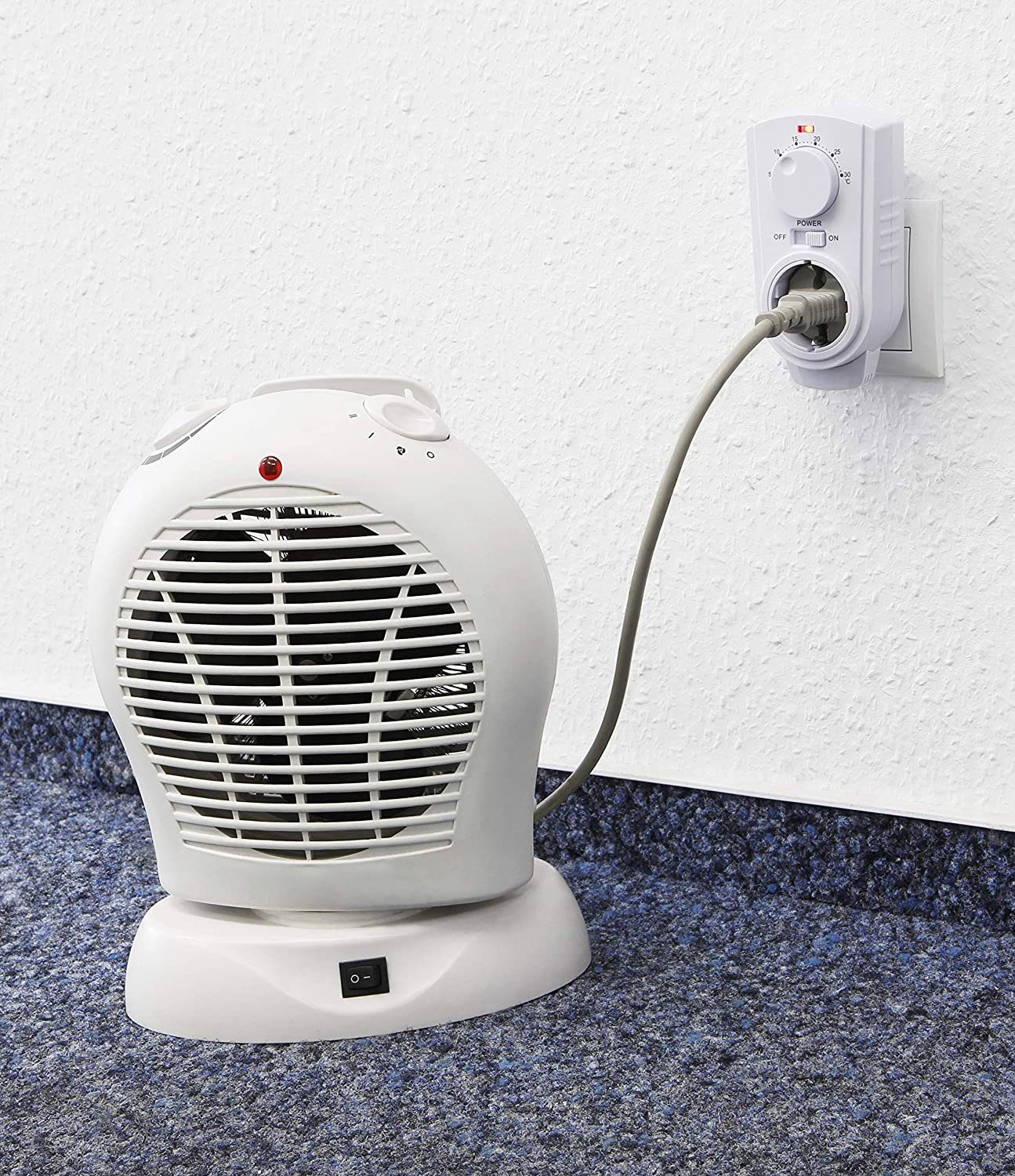 McPower Steckdosen-Thermostat MC POWER - Steckdosen-Thermostat Klimaregelung, TCU-330, 5-30°C