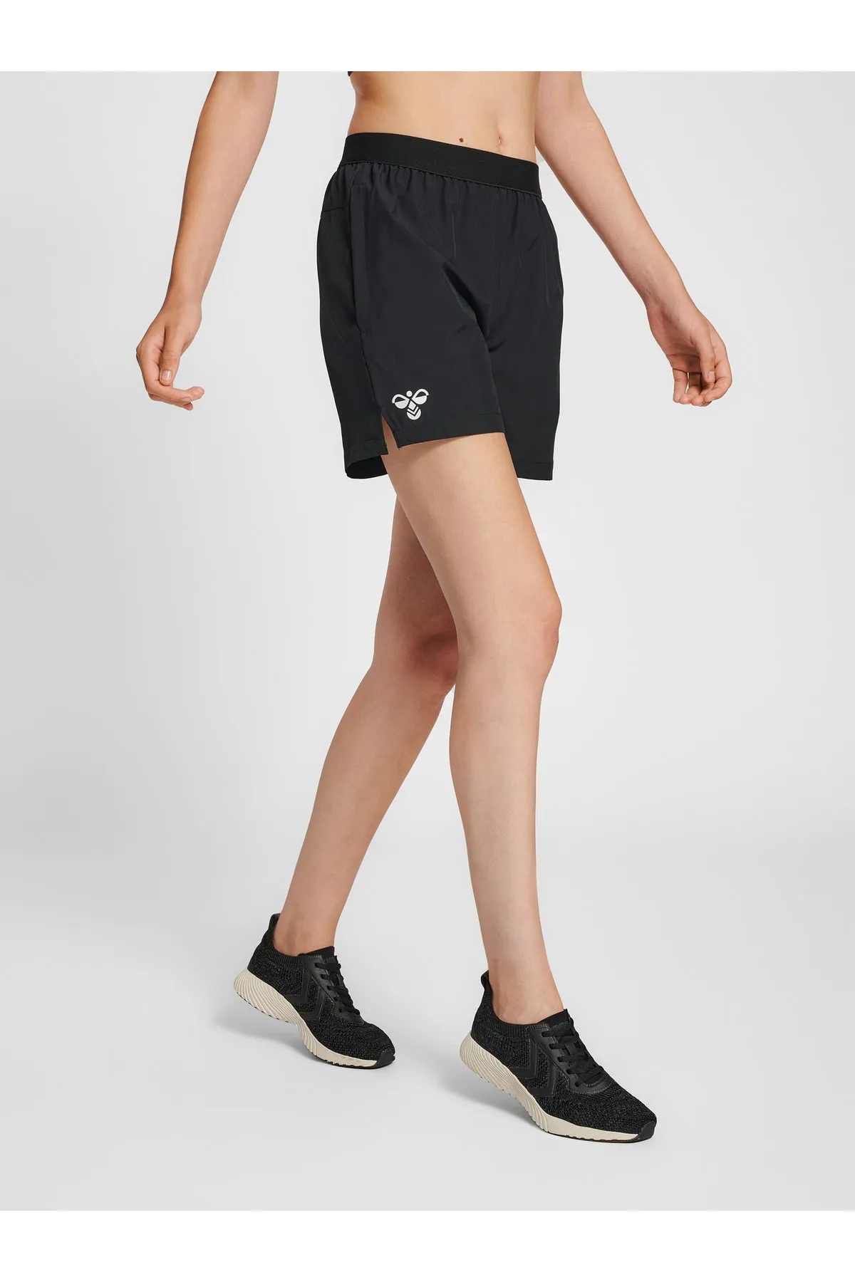 hummel  Kurze Sporthose - Schwarz - Mittlerer Bund