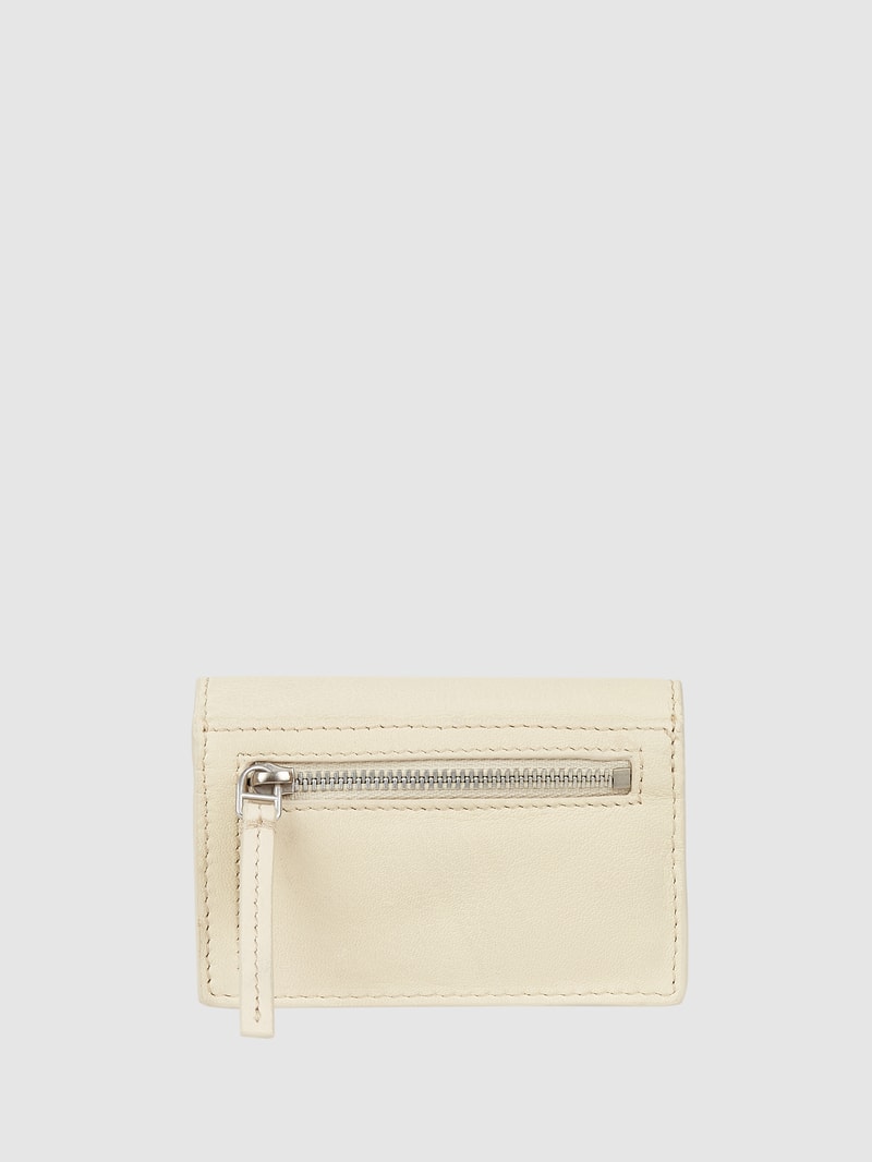 Portemonnaie aus Leder Modell 'Cardie' - RFID-blocking in offwhite