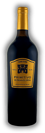 Rocca, Torri d'Oro, Manduria, Primitivo di Manduria, DOC, 2021, Apulien  Rocca, Torri d'Oro, Manduria, Primitivo di Manduria, DOC, 2021, Apulien   Jahrgang 2021 - 0,75	 Liter - Vol 14,5%