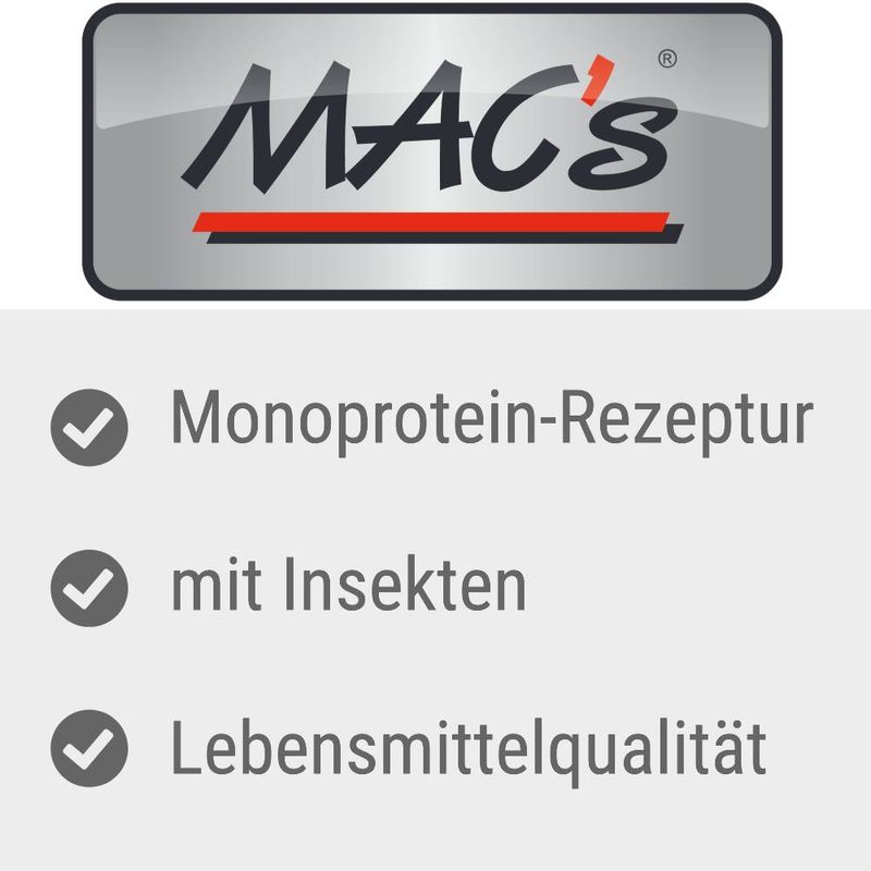 Sparpaket MAC's Monoprotein Insekten & Superfood 24 x 180 g