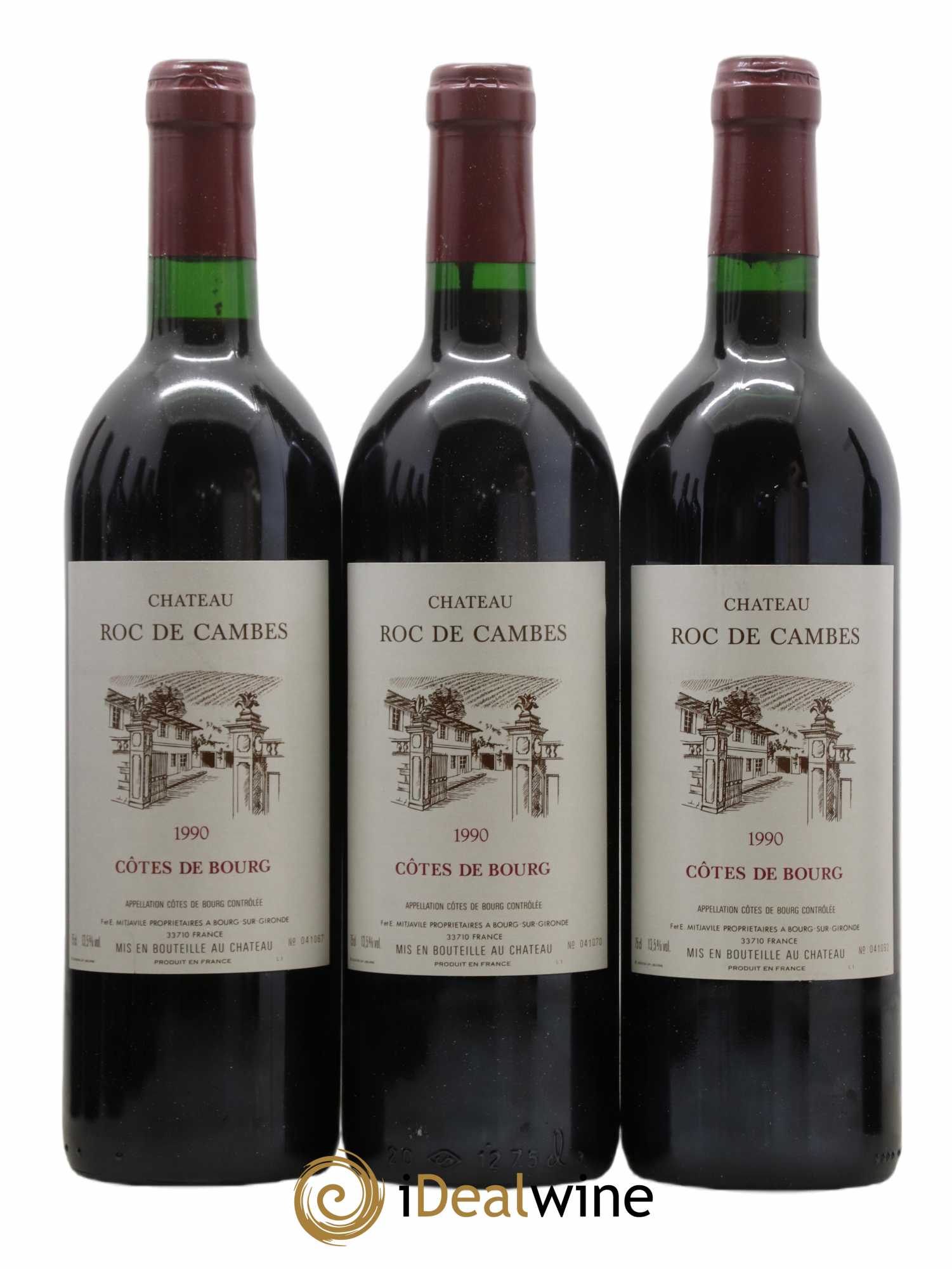 Roc de Cambes  1990 - Lot de 12 Bouteilles