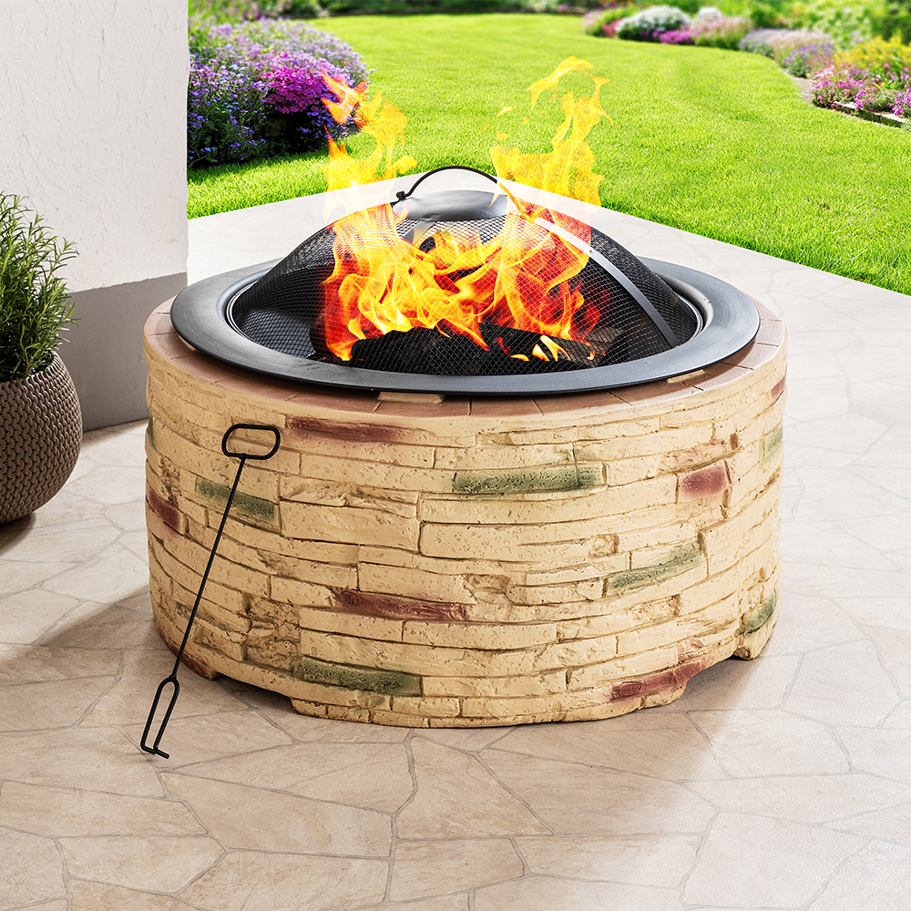 Green Yard GreenYard® Feuerschale, ca. 67,5 x 67,5 x 51cm