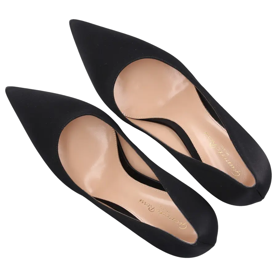 Gianvito Rossi - Pumps GIANVITO 85 Satin - schwarz