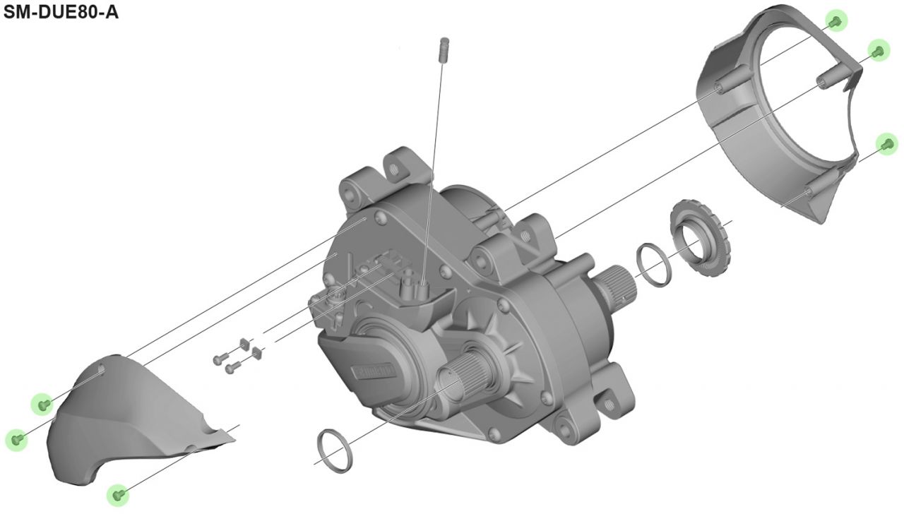 Shimano Befestigungsschrauben für STEPS Gehäuse SM-DUE80 kaufen | Bike-Discount