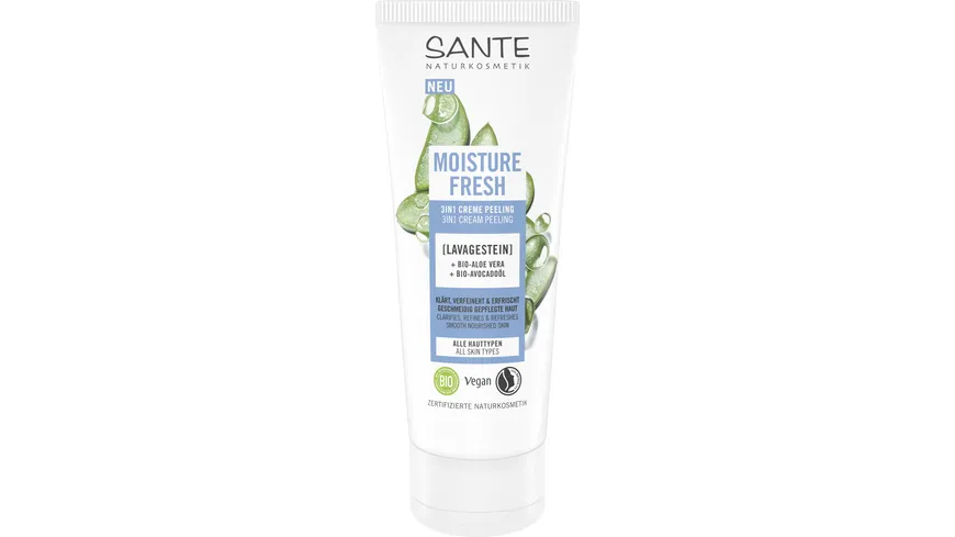 SANTE Moisture Fresh 3in1 Creme Peeling 100 ml