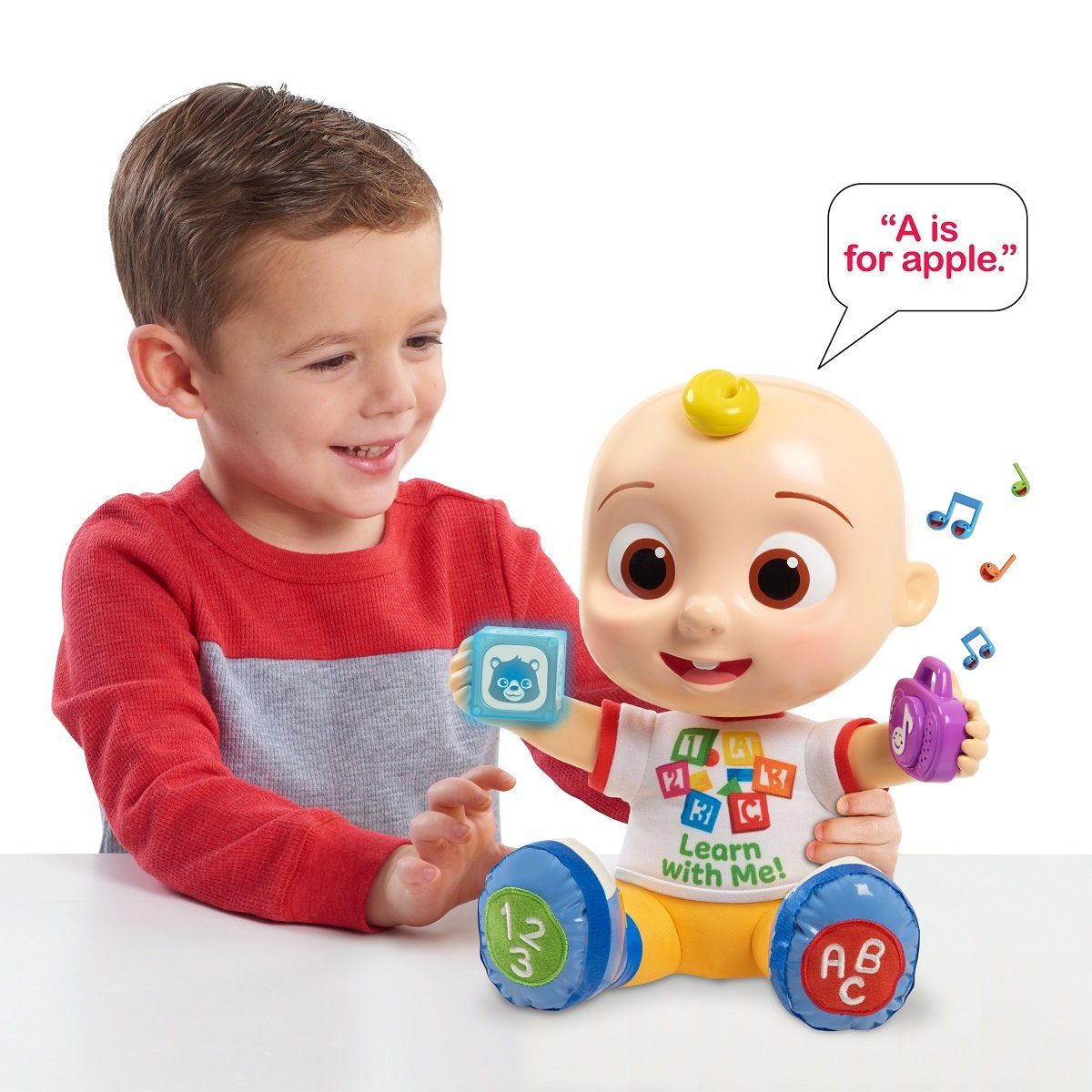 COCOMELON Spielfigur CoComelon Learning JJ Doll inkl. deutscher Sprache