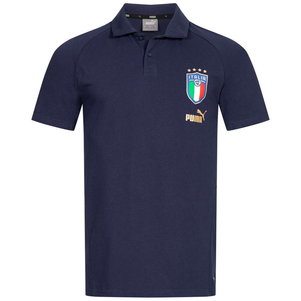 Italien FIGC PUMA Coach Casual Herren Polo-Shirt 767115-13