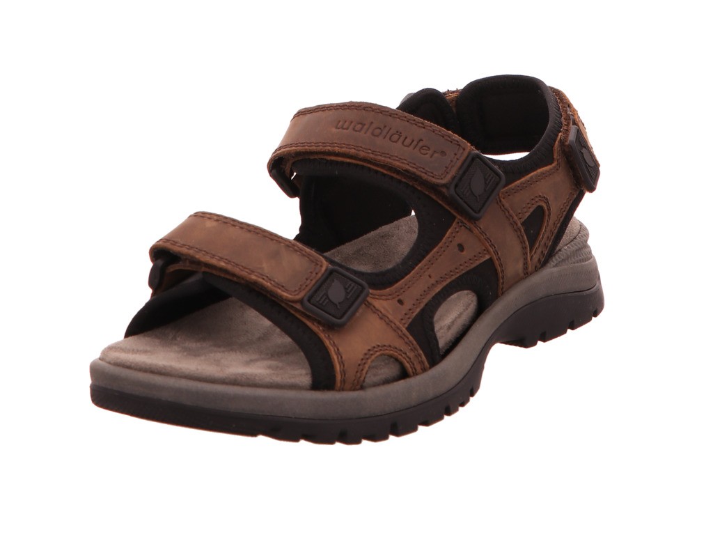 WALDLÄUFER Sportliche Sandalen braun CRAZY-HORSE