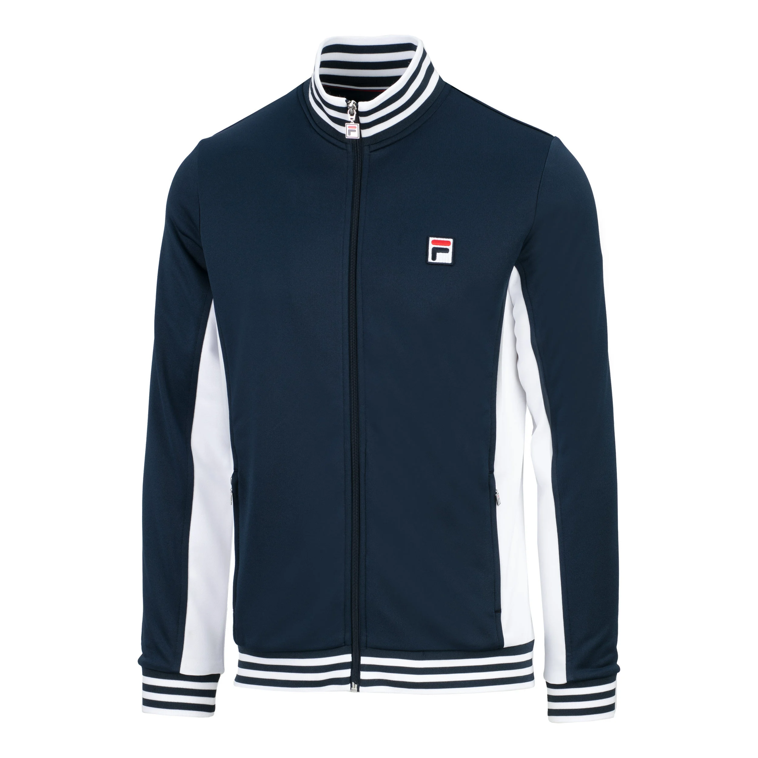 Olaf Trainingsjacke Herren - Dunkelblau, Weiß