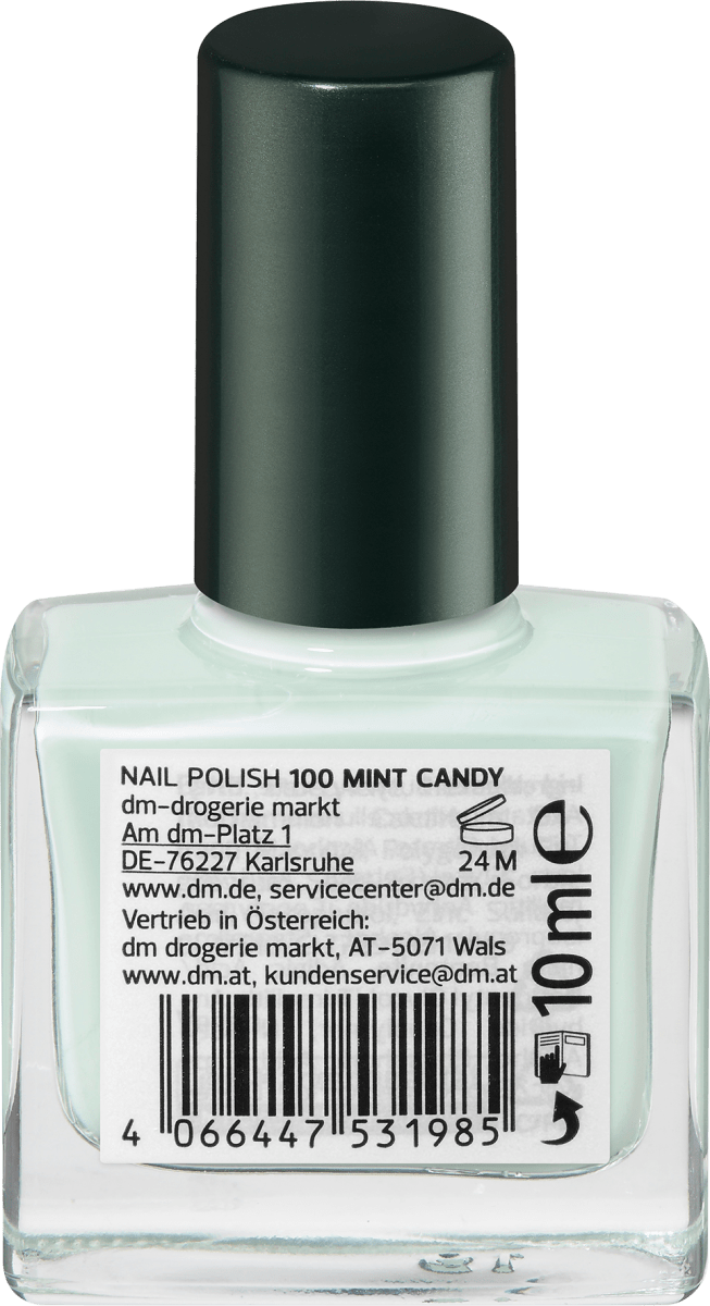 Nagellack Color & Care Nail Polish 100 Mint Candy, 10 ml