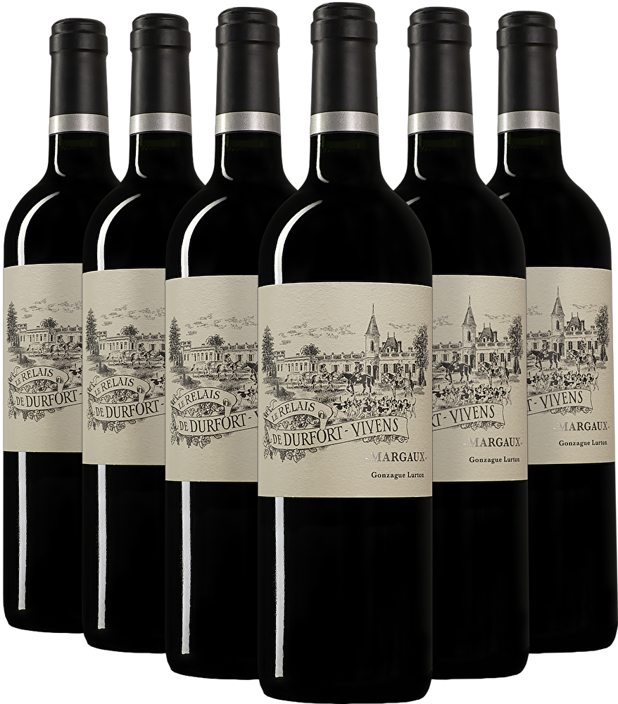 Château Durfort-Vivens 6 Flaschen Château Durfort-Vivens 2ème Cru Classé 2022 in Holzkiste