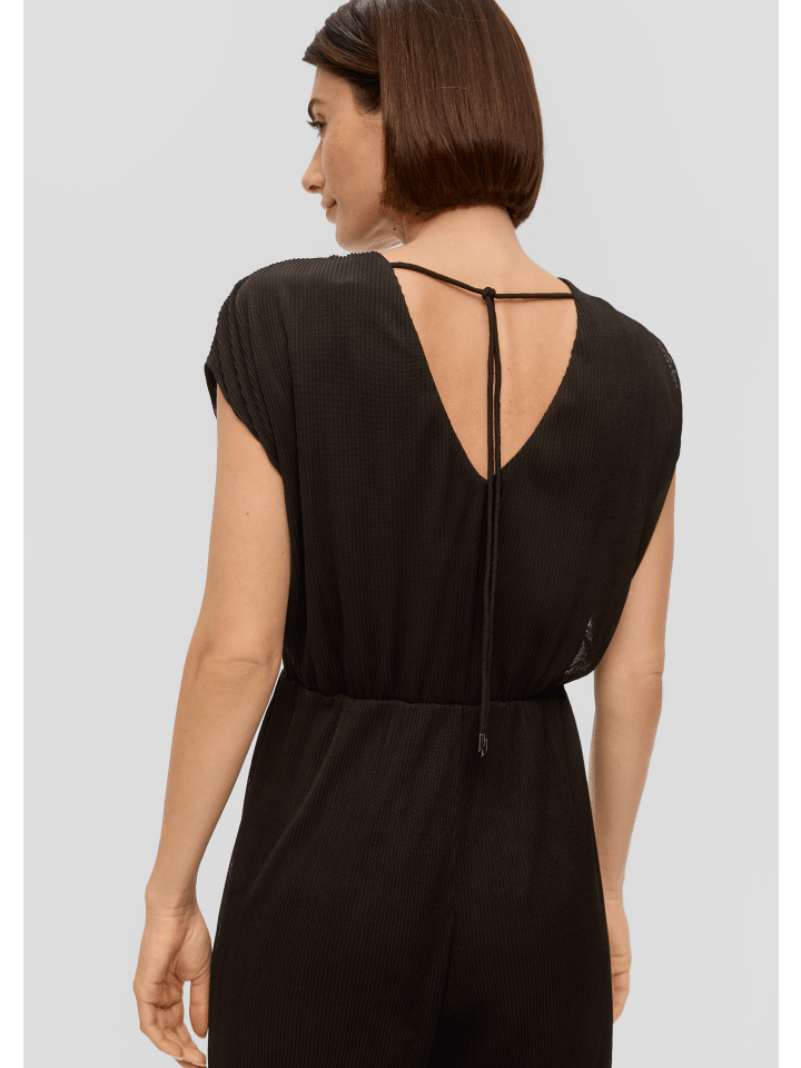 s.Oliver BLACK LABEL Overall lang in Schwarz günstig kaufen 36