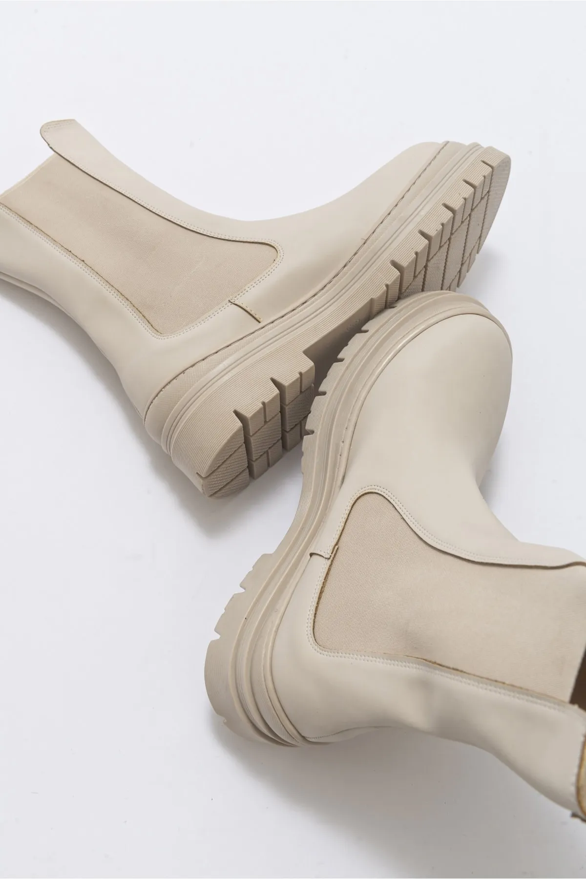 LuviShoes  Sunny Beige Damenstiefel