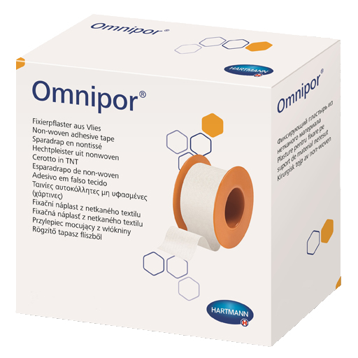 OMNIPOR Fixierpflaster Vlies 1,25 cmx9,2 m  1 St  Pflaster