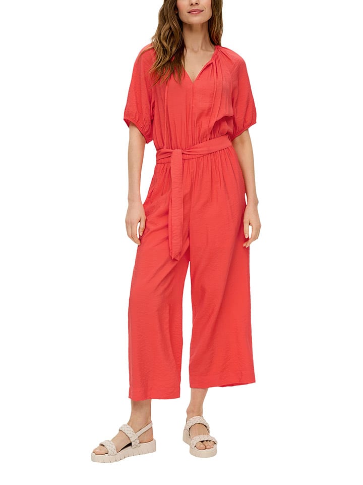 S.OLIVER RED LABEL Jumpsuit in Rot günstig kaufen