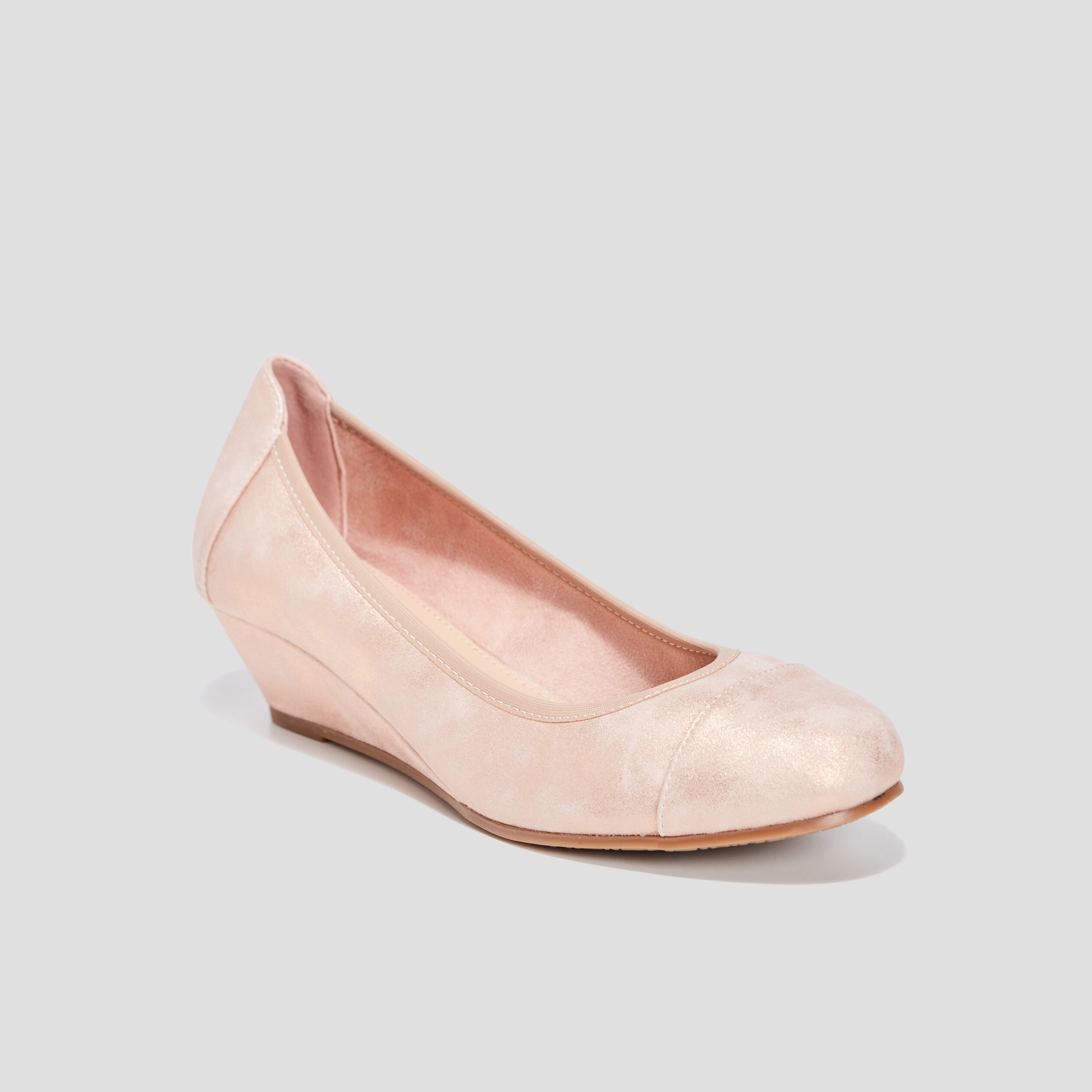 Ballerines compensées rose femme | La Halle