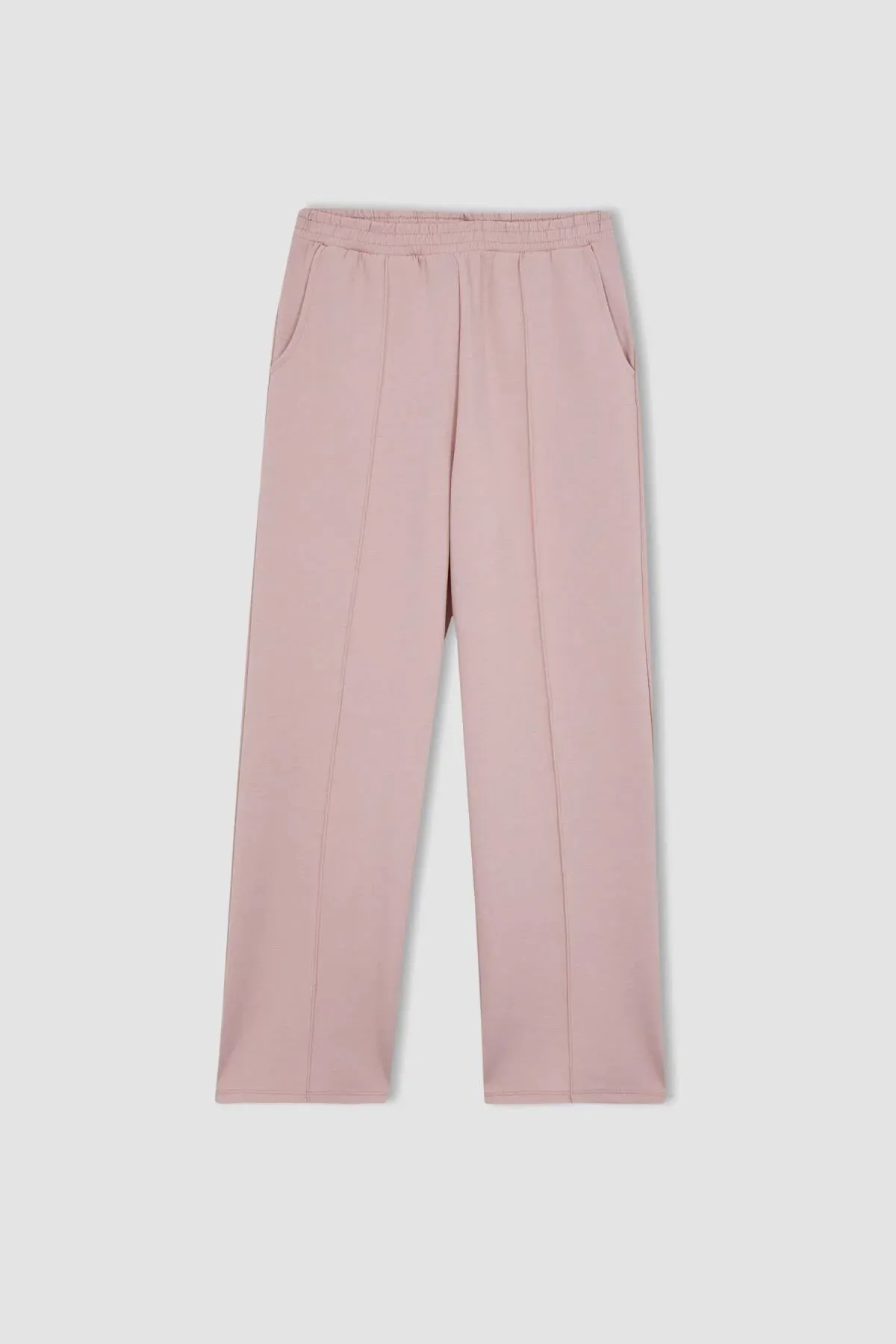 DeFacto  DeFactoFit Standard Fit Chino-Hose mit weitem Bein und langem Skuba-Tauchstoff