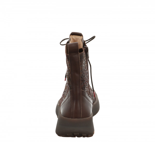 KUSABI Schnürboots - Espresso/Kombi