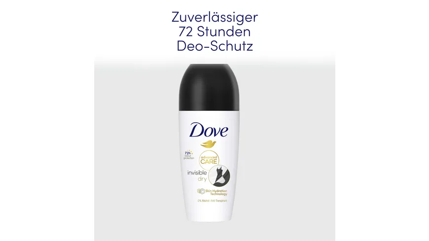 Dove Anti-Transpirant Roll-On Advanced Care Invisible Dry 50 ml