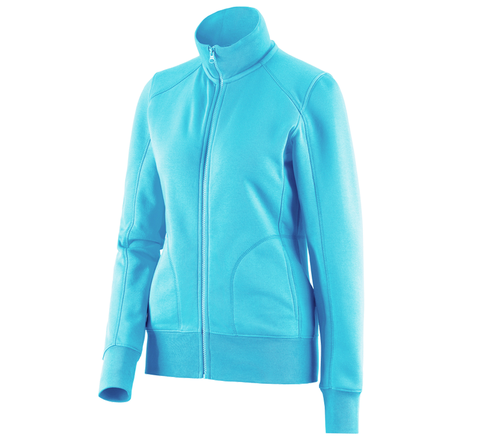 e.s. Sweatjacke poly cotton, Damen