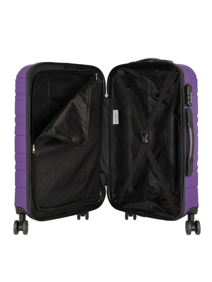 Check.In Paradise 4 Rollen Kofferset 3-teilig in aubergine günstig kaufen onesize