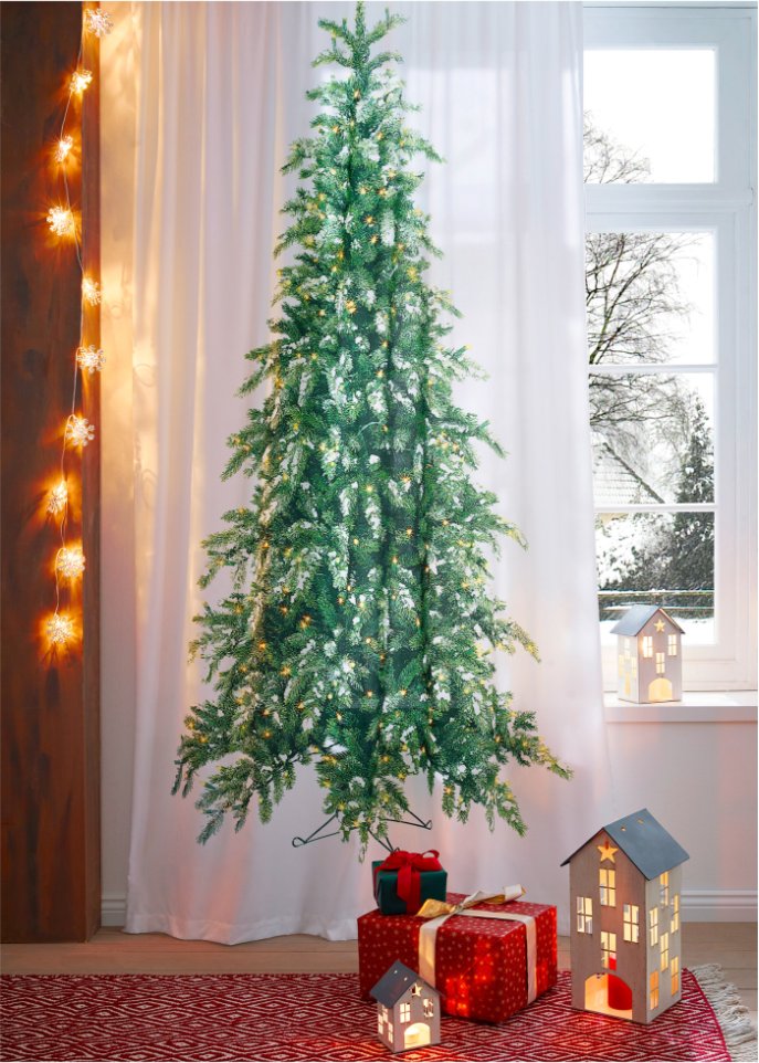Vorhang mit Tannenbaum Druck (1er Pack)