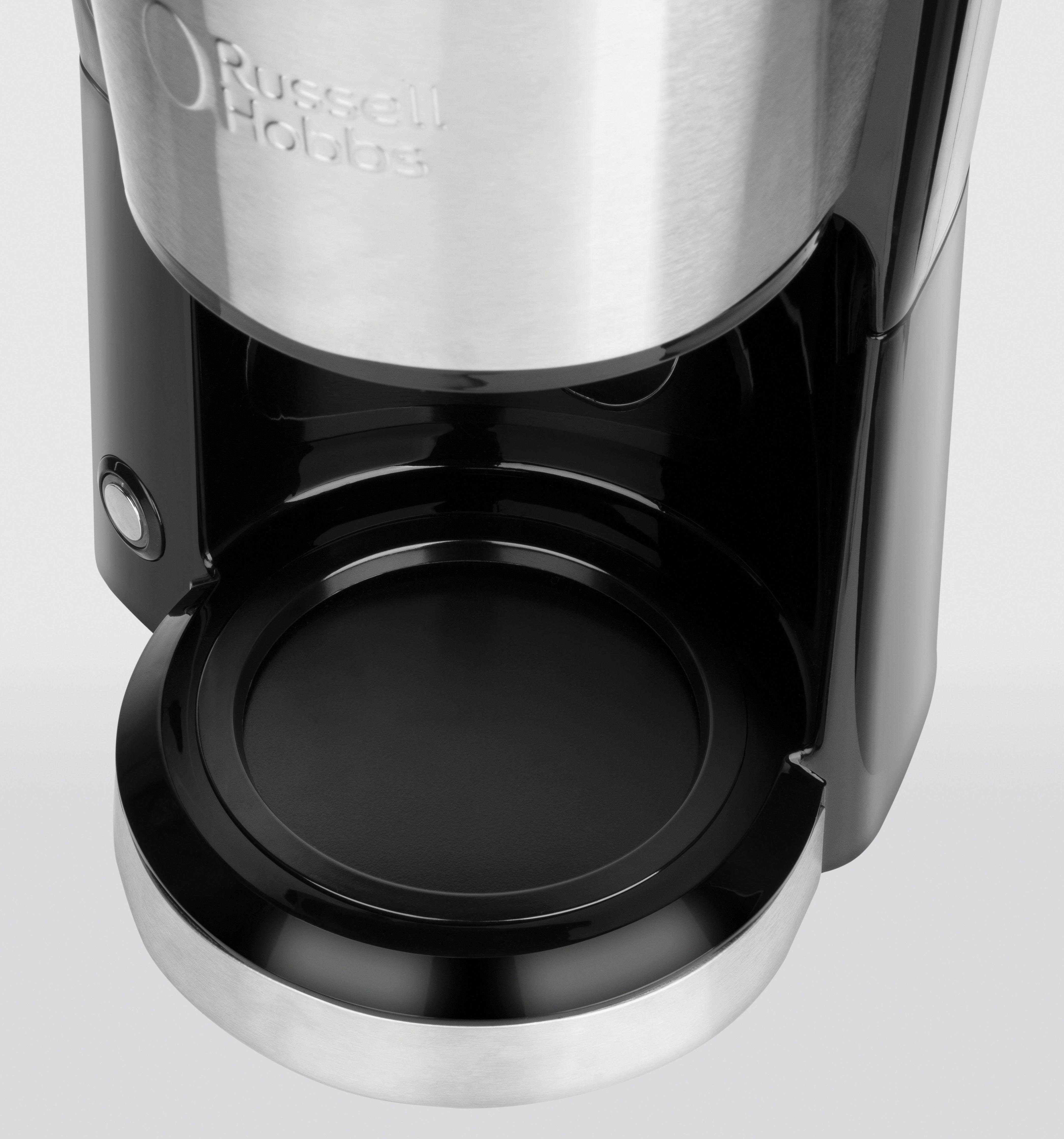 RUSSELL HOBBS Filterkaffeemaschine Compact Home 24210-56, 0,62l Kaffeekanne, Permanentfilter 1x2, Platzsparendes Design für kleine Haushalte oder Küchen